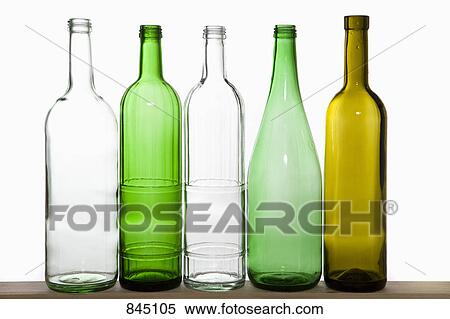 A row of recyclable glass bottles View Large Photo Image Stock Photography - A row of recyclable glass bottles. Fotosearch