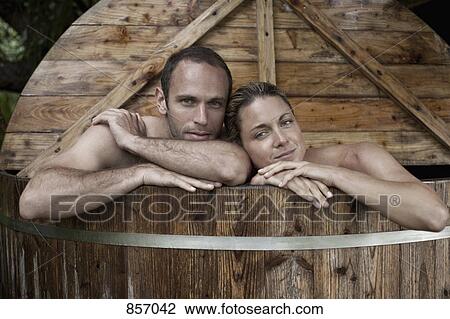 A couple in a health spa hot tub View Large Photo Image Stock Image - A couple in a health spa hot tub. Fotosearch