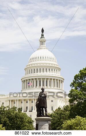 Bronze statue in front of the United States Capitol Building, Washington DC, USA View Large Photo Image Stock Image - Bronze statue in front of the United States Capitol Building, Washington DC, USA. Fotosearch