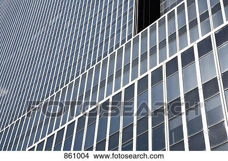 Detail of the exterior of a skyscraper View Large Photo Image Picture - Detail of the exterior of a skyscraper. Fotosearch