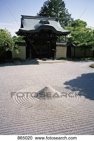 Rock garden at a temple, Kyoto, Japan View Large Photo Image Stock Image - Rock garden at a temple, Kyoto, Japan. Fotosearch