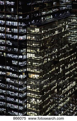 Detail of an illuminated skyscraper at night, Melbourne, Victoria, Australia View Large Photo Image Stock Photography - Detail of an illuminated skyscraper at night, Melbourne, Victoria, Australia. Fotosearch