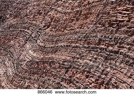 Stock Photograph - View of a rocky surface from above, Port Hedland, Western Australia, Australia. Fotosearch