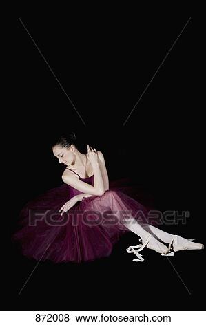 A ballet dancer posing gracefully View Large Photo Image Stock Photo - A ballet dancer posing gracefully. Fotosearch