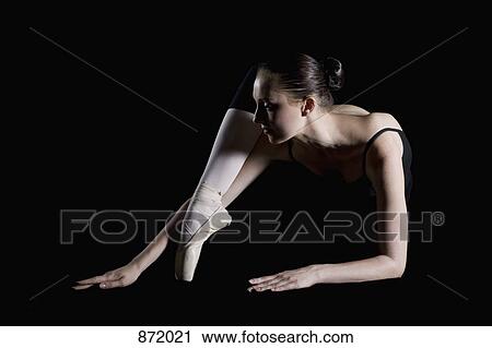 A ballet dancer posing View Large Photo Image Stock Image - A ballet dancer posing. Fotosearch