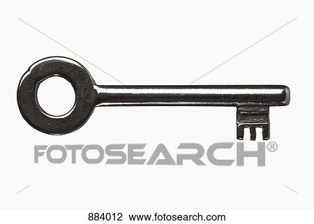 Stock Image - A single key. Fotosearch