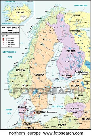 Stock Image - northern_europegif, northern_europe. Fotosearch