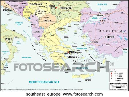 Stock Image - southeast_europegif, southeast_europe. Fotosearch