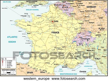 Stock Image - western_europegif, western_europe. Fotosearch