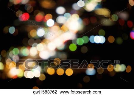 Blurred lights in the night, Los Angeles, California, USA View Large Photo Image Stock Image - Blurred lights in the night, Los Angeles, California, USA. Fotosearch