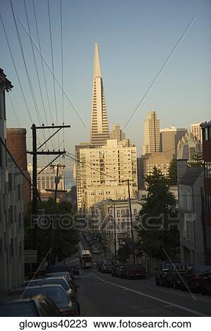 Building in a city, Transamerica Pyramid, San Francisco, California, USA View Large Photo Image Stock Image - Building in a city, Transamerica Pyramid, San Francisco, California, USA. Fotosearch