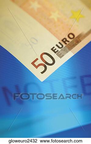 Stock Image - Close-up of a fifty Euro banknote. Fotosearch