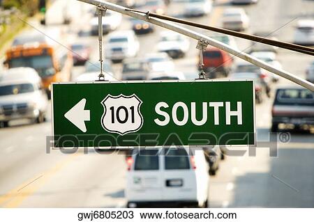 Close-up of a sign for Highway 101, Los Angeles, California, USA View Large Photo Image Stock Image - Close-up of a sign for Highway 101, Los Angeles, California, USA. Fotosearch