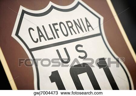 Close-up of a sign for Route 101, San Diego, California, USA View Large Photo Image Stock Image - Close-up of a sign for Route 101, San Diego, California, USA. Fotosearch