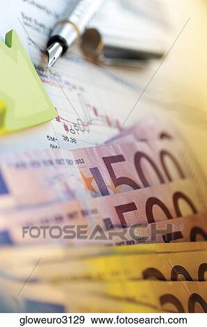 Close-up of assorted Euro banknotes View Large Photo Image Stock Photo - Close-up of assorted Euro banknotes. Fotosearch