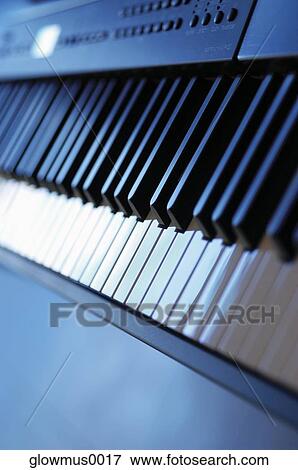 Stock Photo - Close-up of electric keyboard. Fotosearch