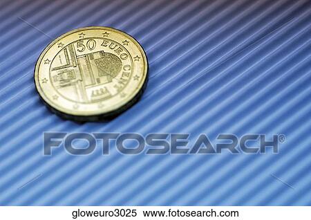 Stock Photography - Close-up of Eurocent coin. Fotosearch