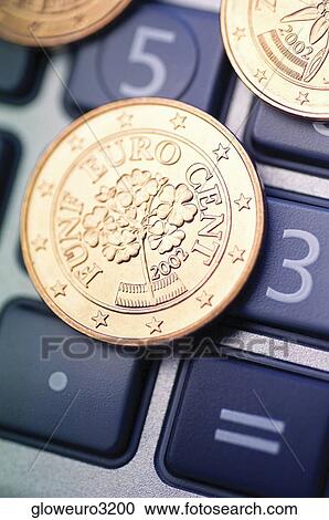 Close-up of Eurocent coins on a calculator View Large Photo Image Stock Image - Close-up of Eurocent coins on a calculator. Fotosearch