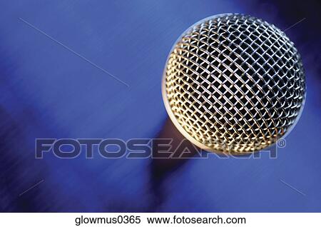 Close-up of microphone View Large Photo Image Stock Photography - Close-up of microphone. Fotosearch