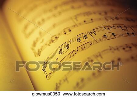 Close-up of sheet music View Large Photo Image Stock Image - Close-up of sheet music. Fotosearch