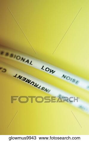 Close-up of text on audio cables View Large Photo Image Stock Image - Close-up of text on audio cables. Fotosearch