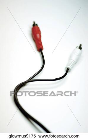 Close-up of two audio cables View Large Photo Image Stock Photography - Close-up of two audio cables. Fotosearch