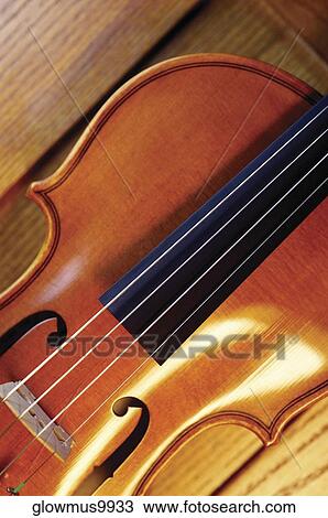Stock Image - Close-up of violin. Fotosearch