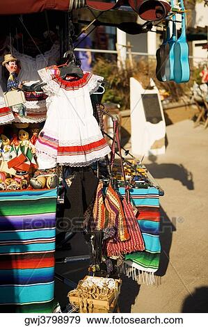 Display of wares in a market in Old Town San Diego, San Diego, California, USA View Large Photo Image Stock Photo - Display of wares in a market in Old Town San Diego, San Diego, California, USA. Fotosearch