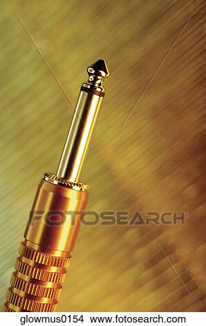 Extreme close-up of audio plug View Large Photo Image Picture - Extreme close-up of audio plug. Fotosearch