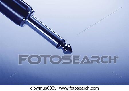 Extreme close-up of audio plug View Large Photo Image Stock Photography - Extreme close-up of audio plug. Fotosearch