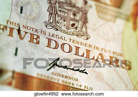 Extreme close-up of Fiji five dollar bank note View Large Photo Image Stock Image - Extreme close-up of Fiji five dollar bank note. Fotosearch