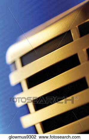 Extreme close-up of microphone View Large Photo Image Stock Image - Extreme close-up of microphone. Fotosearch