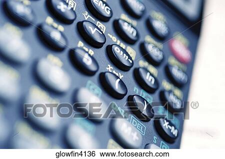 Extreme close-up of scientific calculator View Large Photo Image Stock Photograph - Extreme close-up of scientific calculator. Fotosearch