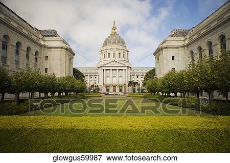 Facade of a building, City Hall, San Francisco, California, USA View Large Photo Image Stock Photo - Facade of a building, City Hall, San Francisco, California, USA. Fotosearch