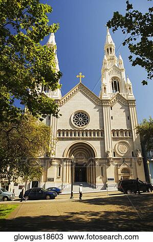 Facade of a church, San Francisco, California, USA View Large Photo Image Stock Image - Facade of a church, San Francisco, California, USA. Fotosearch