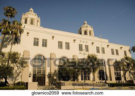 Facade of a post office, United States Post Office, Los Angeles, California, USA View Large Photo Image Stock Photo - Facade of a post office, United States Post Office, Los Angeles, California, USA. Fotosearch