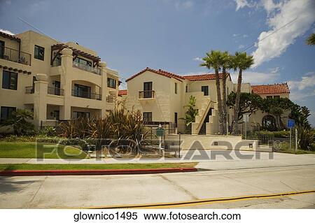Facade of apartment buildings View Large Photo Image Stock Photography - Facade of apartment buildings. Fotosearch