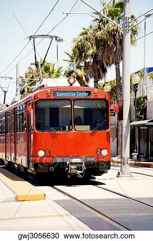 Front profile of a trolley, San Diego, California, USA View Large Photo Image Stock Image - Front profile of a trolley, San Diego, California, USA. Fotosearch