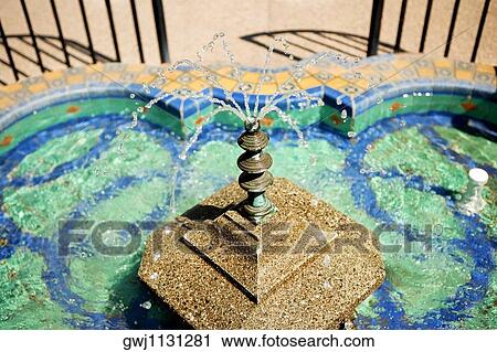 High angle view of a fountain, Plaza de Panama Fountain, Balboa Park, San Diego, California, USA View Large Photo Image Stock Image - High angle view of a fountain, Plaza de Panama Fountain, Balboa Park, San Diego, California, USA. Fotosearch