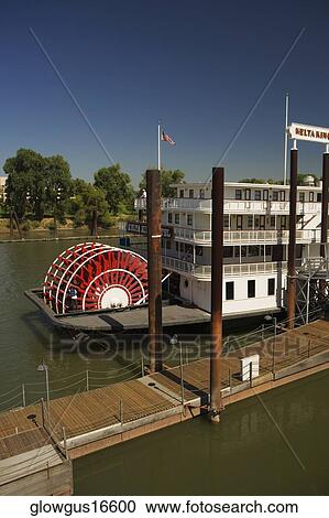 High angle view of a paddle steamer in a river View Large Photo Image Stock Image - High angle view of a paddle steamer in a river. Fotosearch