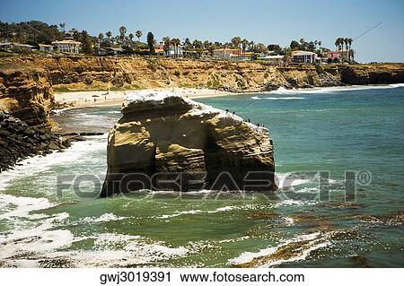 High angle view of a rock formation in the Coronado Reefs, San Diego, California, USA View Large Photo Image Stock Image - High angle view of a rock formation in the Coronado Reefs, San Diego, California, USA. Fotosearch