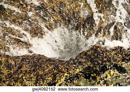 High angle view of water flowing over a rock formation, La Jolla Reefs, San Diego Bay, California, USA View Large Photo Image Stock Image - High angle view of water flowing over a rock formation, La Jolla Reefs, San Diego Bay, California, USA. Fotosearch