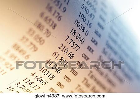 List of currency exchange rates, close-up View Large Photo Image Stock Photo - List of currency exchange rates, close-up. Fotosearch