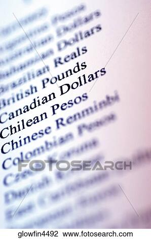 List of international currencies, close-up View Large Photo Image Stock Image - List of international currencies, close-up. Fotosearch