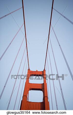 Low angle view of a bridge, Golden Gate Bridge, San Francisco, California, USA View Large Photo Image Picture - Low angle view of a bridge, Golden Gate Bridge, San Francisco, California, USA. Fotosearch