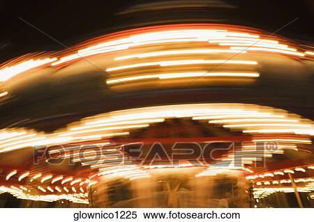 Low angle view of a carousel at night, California, USA View Large Photo Image Stock Photography - Low angle view of a carousel at night, California, USA. Fotosearch