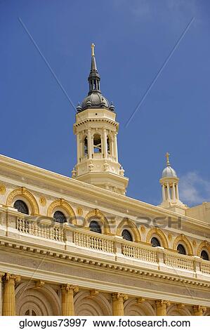 Stock Photo - Low angle view of a church. Fotosearch