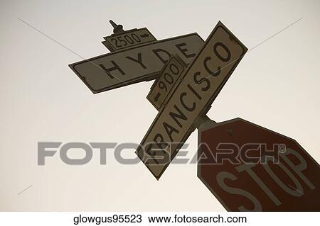 Low angle view of a stop sign View Large Photo Image Stock Image - Low angle view of a stop sign. Fotosearch
