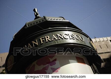 Low angle view of an information tower, San Francisco, California, USA View Large Photo Image Stock Photography - Low angle view of an information tower, San Francisco, California, USA. Fotosearch