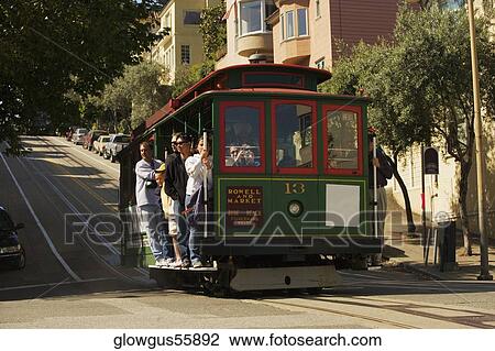 Low angle view of group of people in a cable car, San Francisco, California, USA View Large Photo Image Stock Image - Low angle view of group of people in a cable car, San Francisco, California, USA. Fotosearch